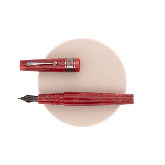 Leonardo Supernova Regular Fountain Pen Star Light Pink & Ruthenium
