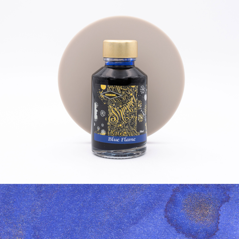 Diamine Shimmering Blue Flame Inchiostro 50 ml