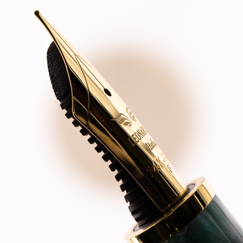 Leonardo Momento Magico Penna Stilografica Millefiori & Oro 14 KT