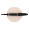 Leonardo Momento Magico Penna Stilografica Anima Nera Matte & Rutenio 14 KT