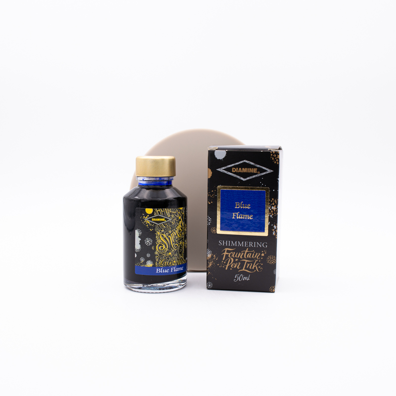 Diamine Shimmering Blue Flame Inchiostro 50 ml