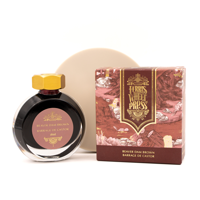 Ferris Wheel Press Beaver Dam Brown Ink Bottle 38 ml
