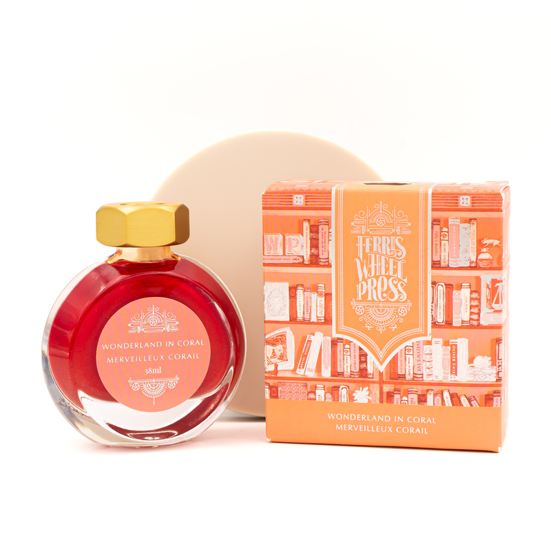 Ferris Wheel Press Wonderland in Coral Ink Bottle 38 ml