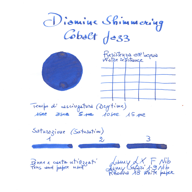 Diamine Shimmering Cobalt Jazz Inchiostro 50 ml