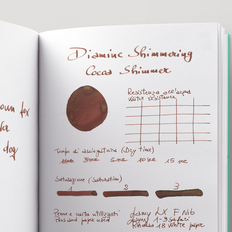 Diamine Shimmering Cocoa Shimmer Ink Bottle 50 ml