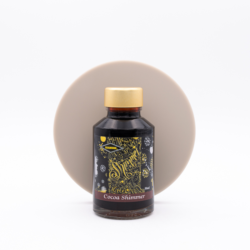 Diamine Shimmering Cocoa Shimmer Ink Bottle 50 ml