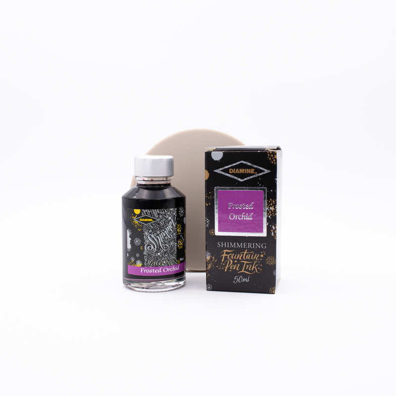 Diamine Shimmering Frosted Orchid Ink Bottle 50 ml