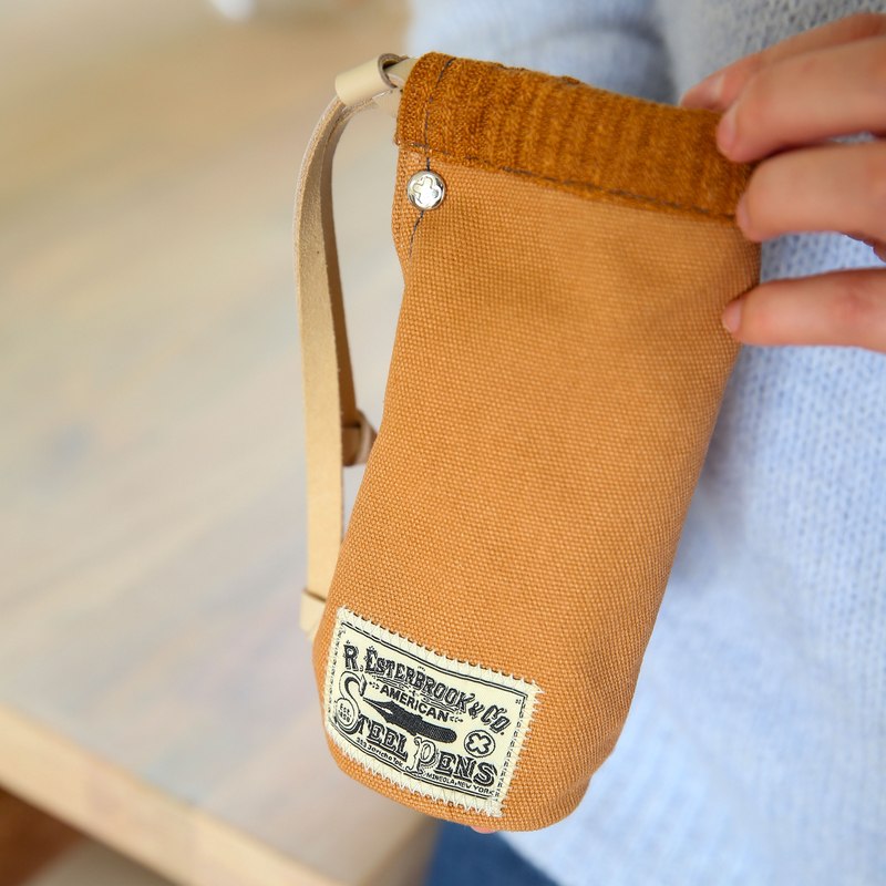 Esterbrook 2GO CUP Pen Case for 6 Pens Tan