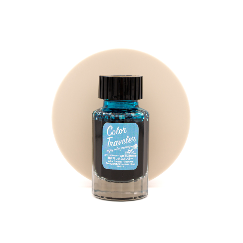 Color Traveler Setouchi Shimanami Blue Ink Bottle 30 ml