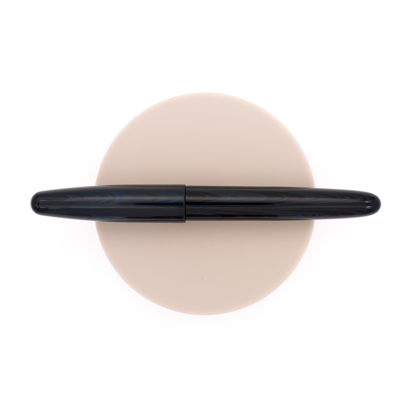 Wancher Dream Pen True Ebonite Penna Stilografica Marble Blue & Rodio