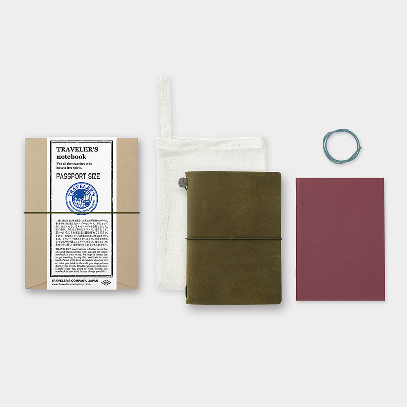 Traveler's Notebook Passport Size Olive