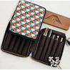 Kyoku Haku Pen Case for 10 Pens Qinghai Wave Red