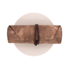 Kyoku Haku Rotolo Portapenne 6 Posti Suede Brown