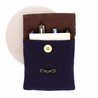 Kyoku Haku Portapenne 4 Posti Grilles Blue