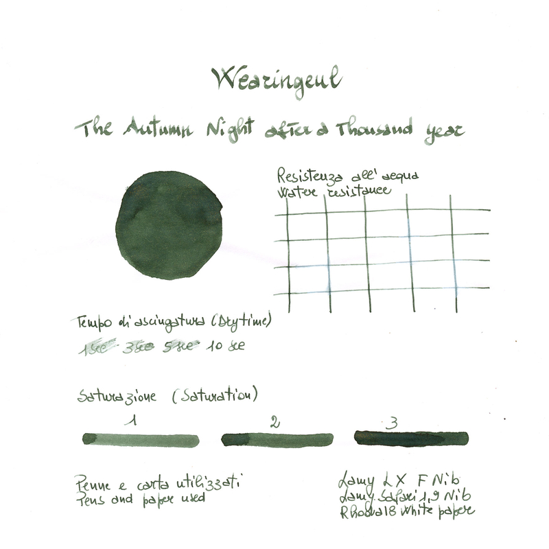 Wearingeul The Autumn Night after a Thousand Years Inchiostro 30 ml