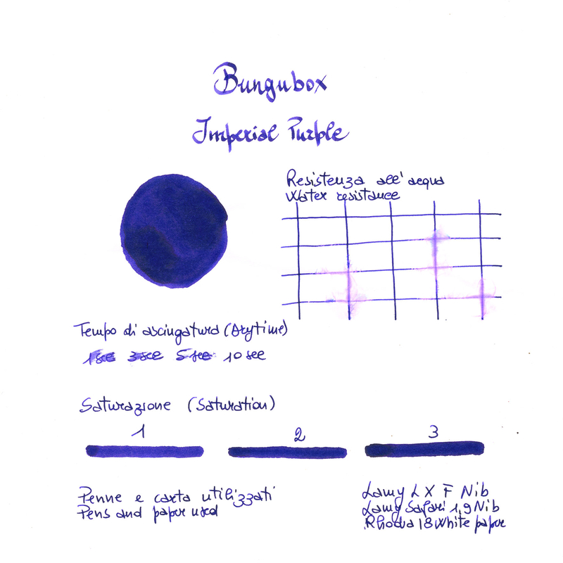 Bungubox Ink Tells More Imperial Purple Ink Bottle 30 ml