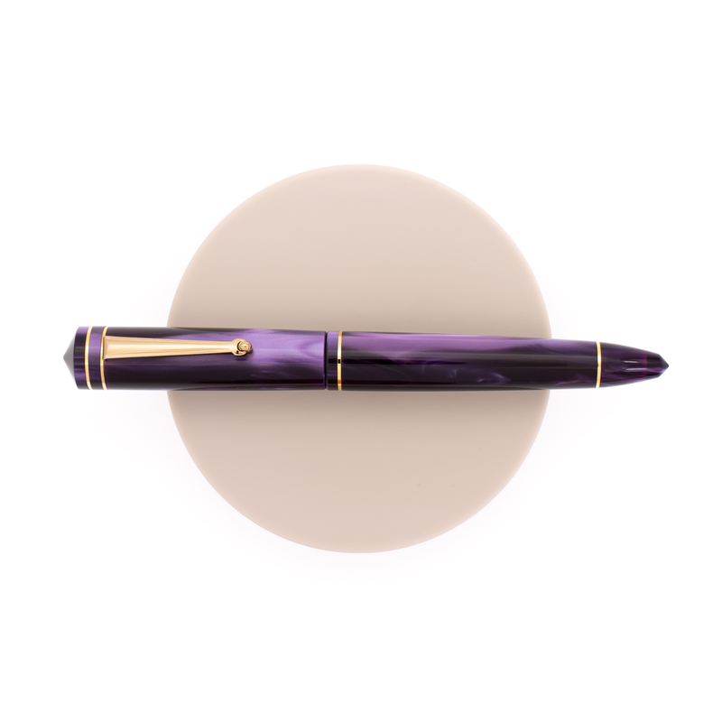 Delta Write Balance Penna Stilografica Viola & Oro