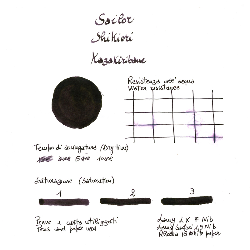 Sailor Shikiori Kazakiribane Ink Bottle 20 ml
