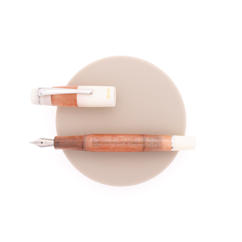 Opus 88 Koloro Fountain Pen White & Pink