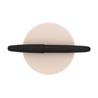 Wancher Dream Pen True Ebonite Penna Stilografica Matt Black & Rodio