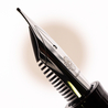 Wancher Dream Pen True Ebonite Penna Stilografica Matt Black & Rodio