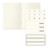 Md Paper Notebook Light A7 Blank 3 pcs Pack