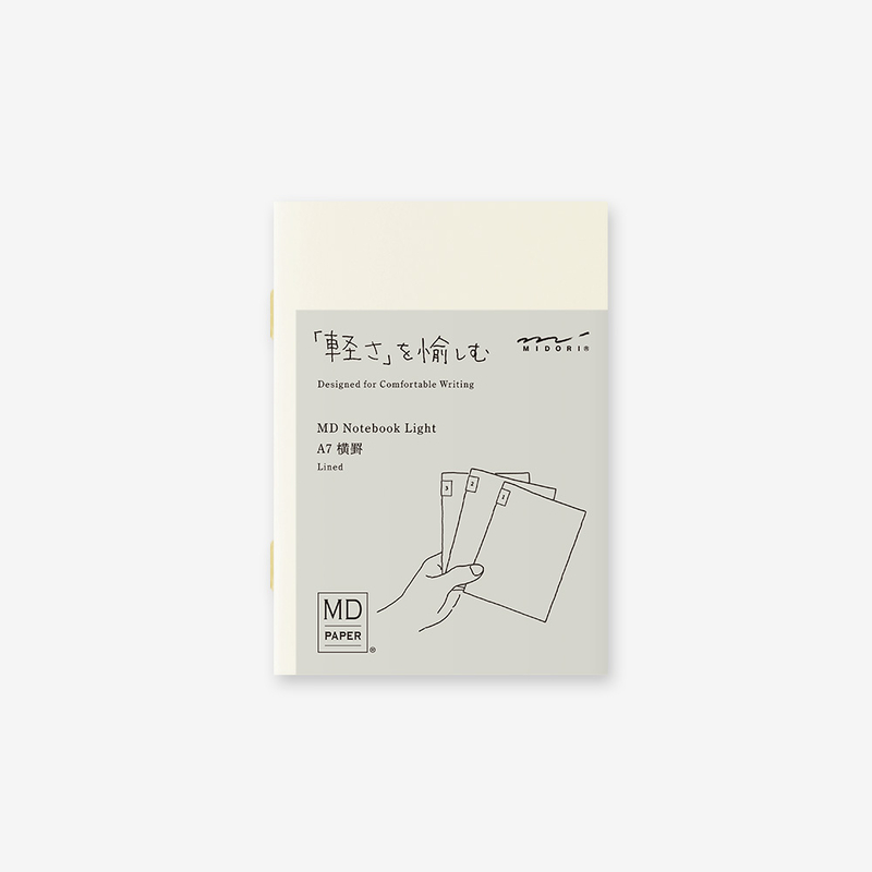 Md Paper Notebook Light A7 Righe Set 3 Quaderni