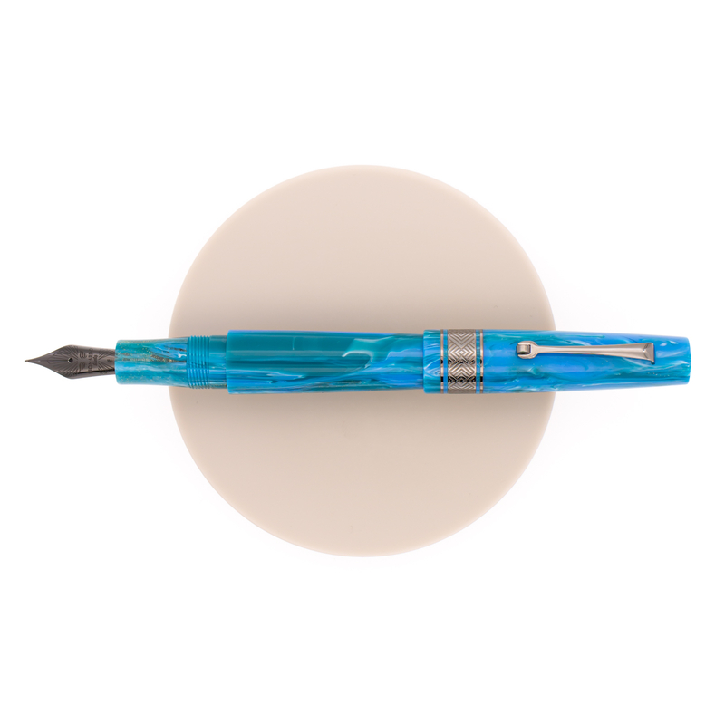 Leonardo Supernova Regular Fountain Pen Star Light Blue & Ruthenium