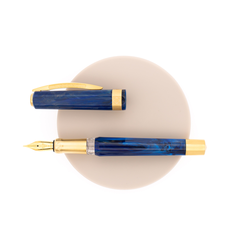 Visconti Opera Gold Penna Stilografica Blu