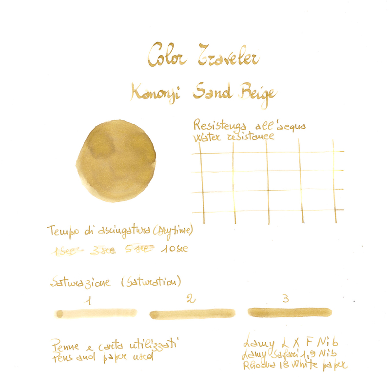 Color Traveler Kanonji Sand Beige Inchiostro 30 ml