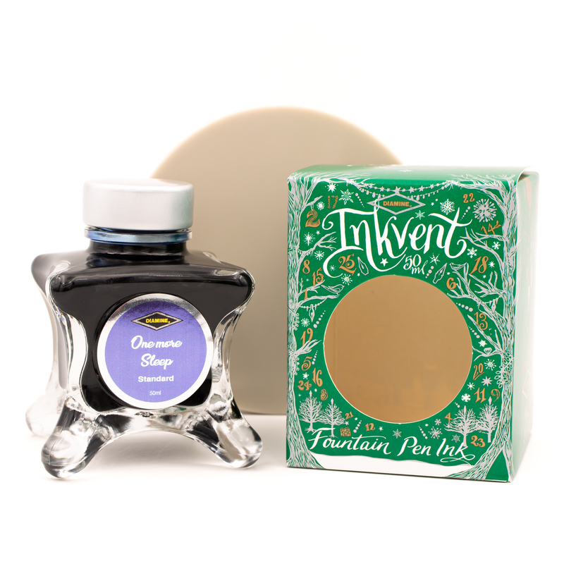 Diamine Inkvent One More Sleep Ink Bottle 50 ml Green Edition