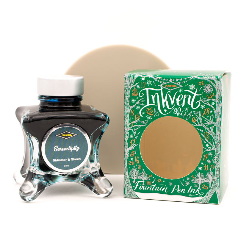 Diamine Inkvent Serendipity Inchiostro 50 ml Green Edition Shimmer & Sheen
