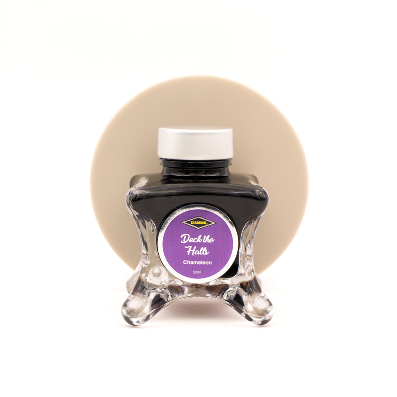 Diamine Inkvent Deck The Holls Ink Bottle 50 ml Green Edition Chameleon