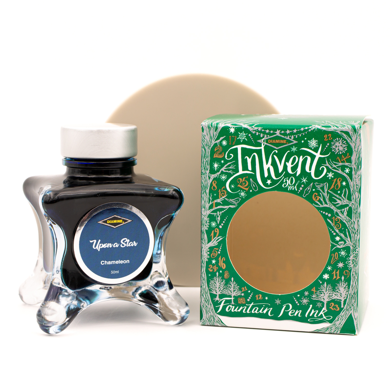 Diamine Inkvent Upon a Star Ink Bottle 50 ml Green Edition Chameleon