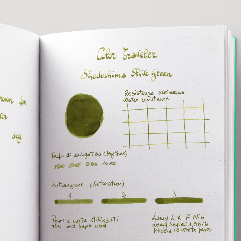 Color Traveler Shodoshima Olive Green Inchiostro 30 ml
