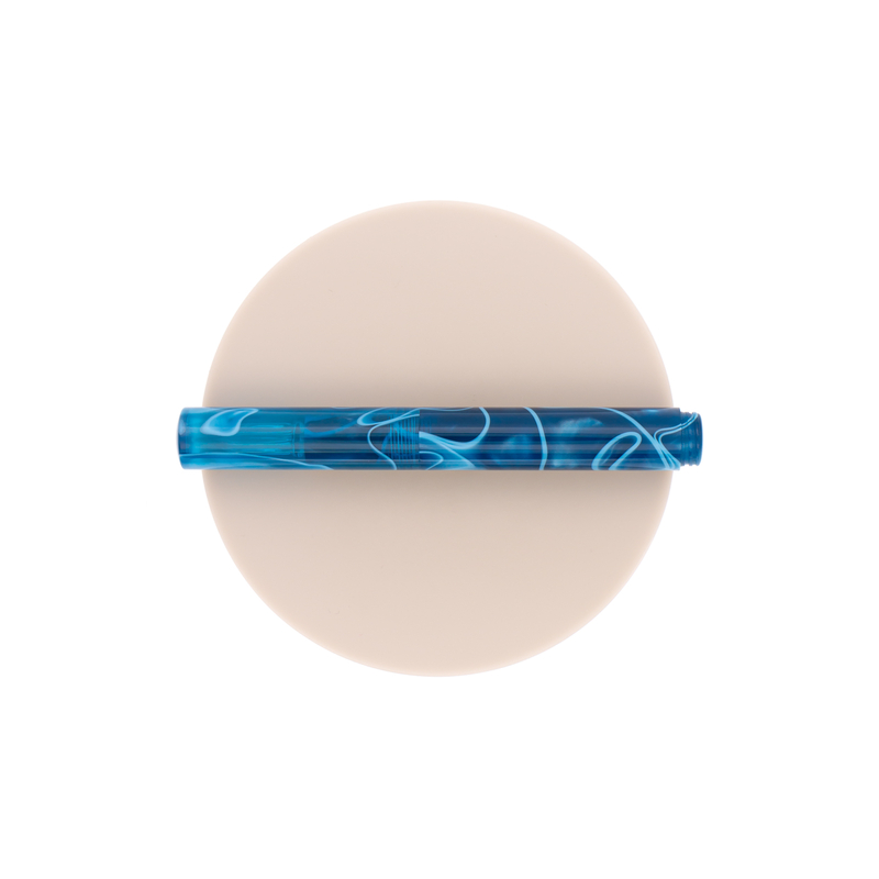 Guitar Penna con Pennino da Intinzione in Vetro Peacock Blue