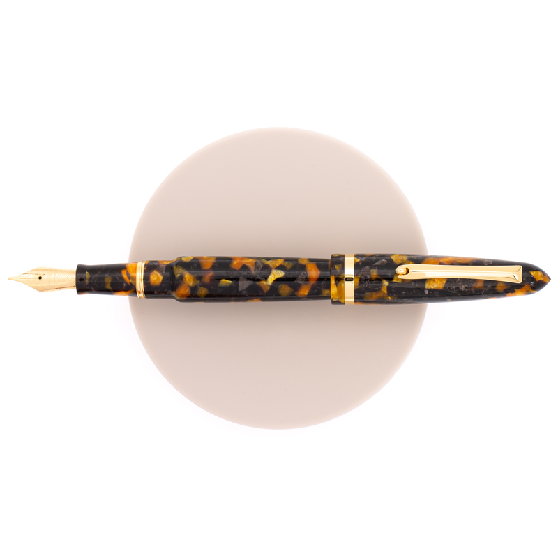 Montegrappa Venetia Penna Stilografica Havana Amber
