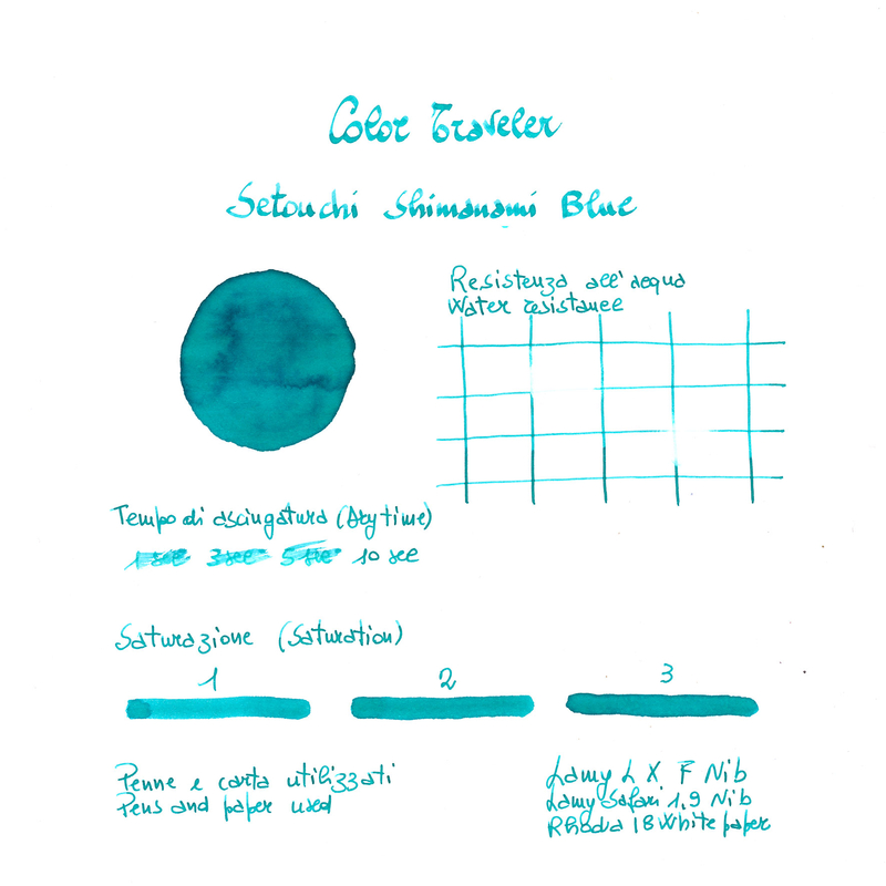Color Traveler Setouchi Shimanami Blue Inchiostro 30 ml