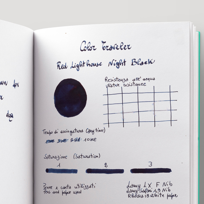 Color Traveler Red Lighthouse Night Black Inchiostro 30 ml