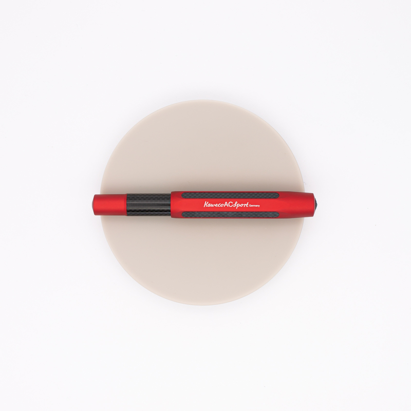 Kaweco AC Sport Carbon Fountain Pen Red