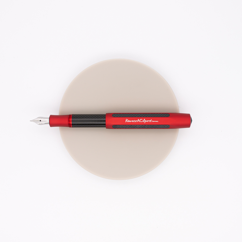 Kaweco AC Sport Carbon Fountain Pen Red