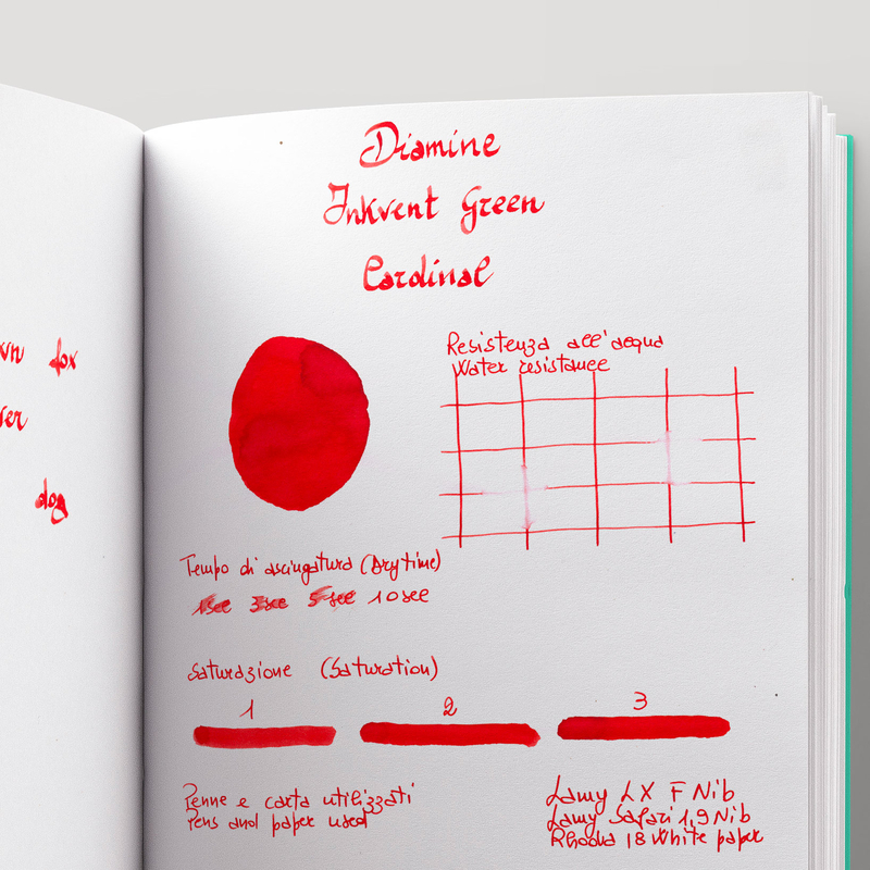Diamine Inkvent Cardinal Ink Bottle 50 ml Green Edition