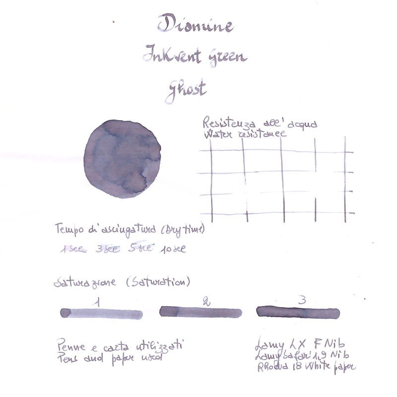 Diamine Inkvent Ghost Inchiostro 50 ml Green Edition