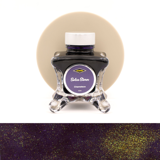 Diamine Inkvent Solar Storm Ink Bottle 50 ml Green Edition Chameleon