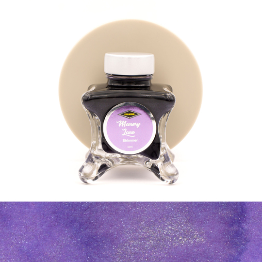 Diamine Inkvent Memory Lane Ink Bottle 50 ml Green Edition Shimmer