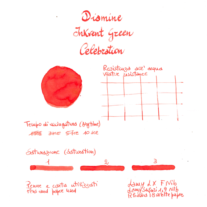 Diamine Diamine Inkvent Celebration Inchiostro 50 ml Green Edition Shimmer