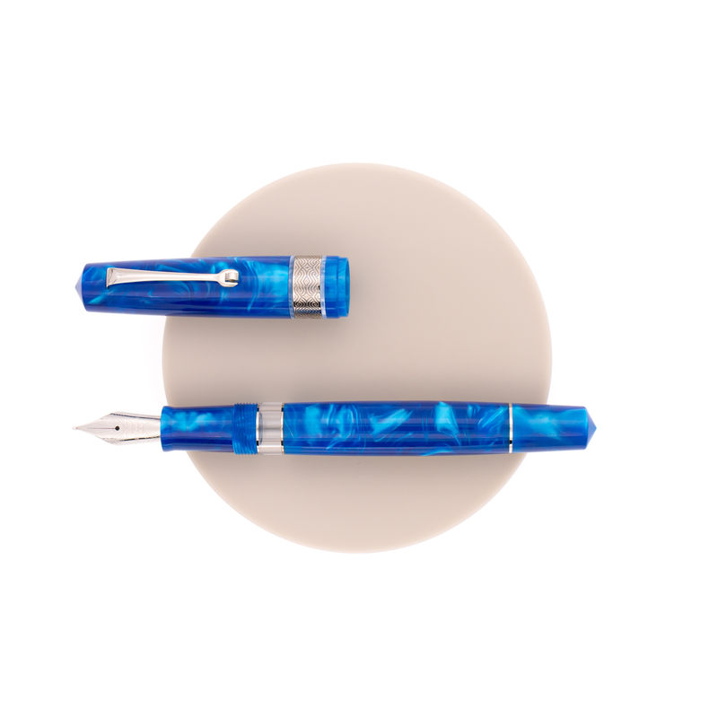 Leonardo Officina Italiana Leonardo Momento Magico Penna Stilografica Pithecusa & Rodio 14 KT