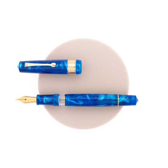 Leonardo Momento Magico Penna Stilografica Pithecusa & Oro 14 KT