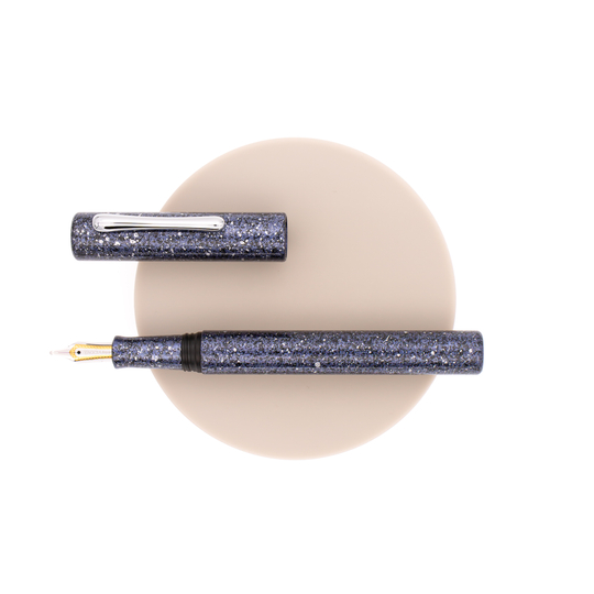 Taccia Granite Stone Fountain Pen Purple