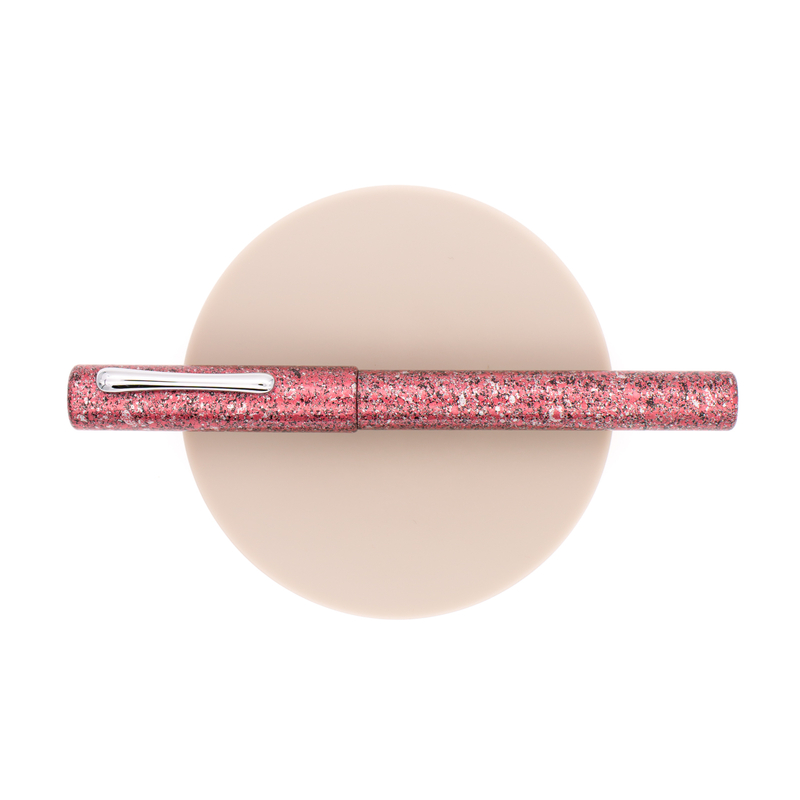 Taccia Taccia Granite Stone Fountain Pen Red